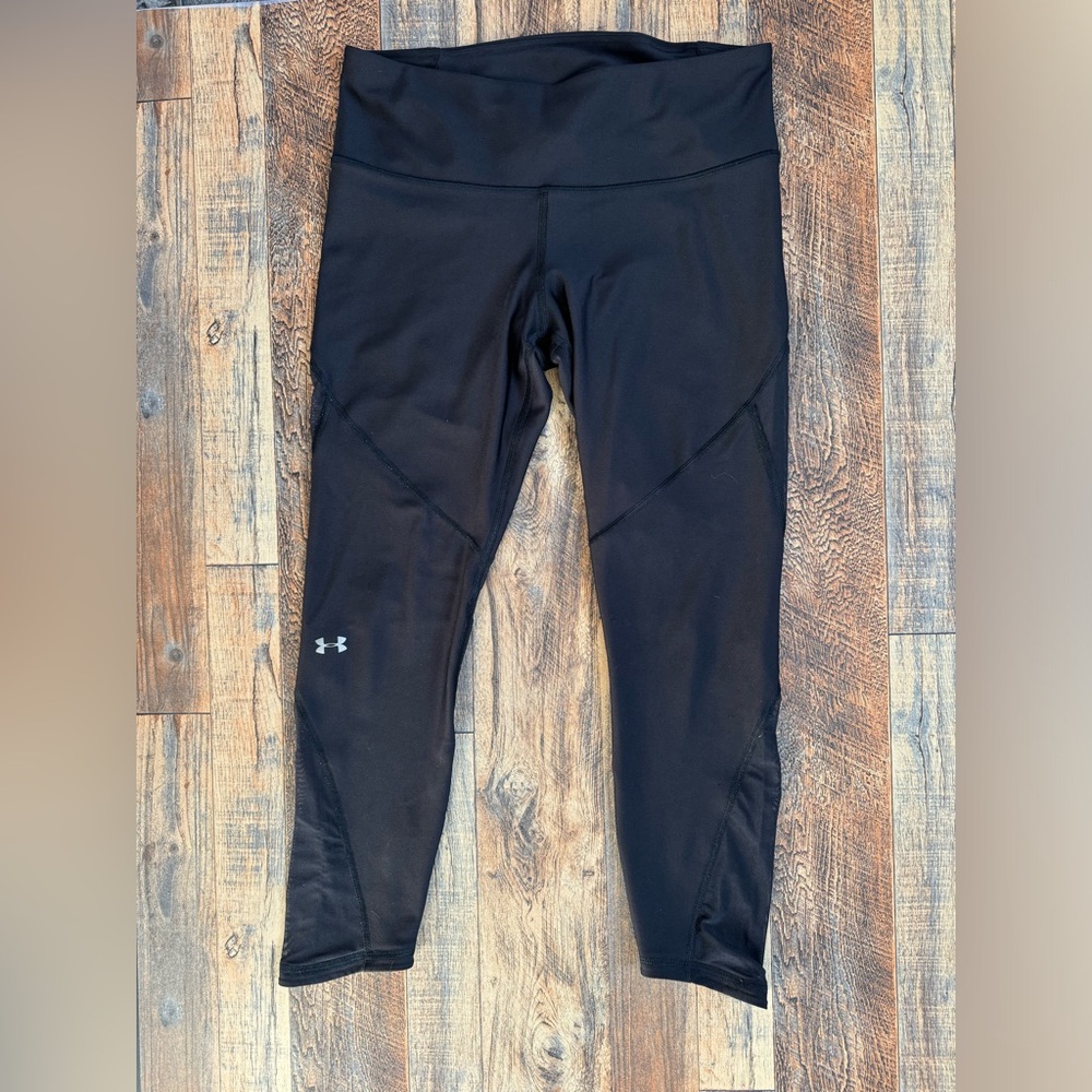 UNDER ARMOUR Mesh Panel Leggings | Large